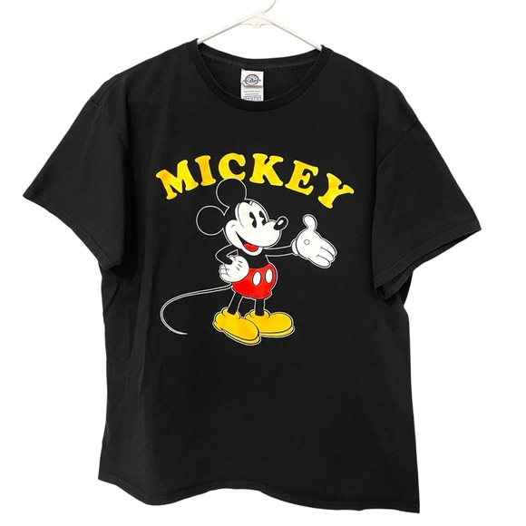 Vintage Other - Vintage Y2K-90s Mickey Mouse Black Unisex T Shirt // L